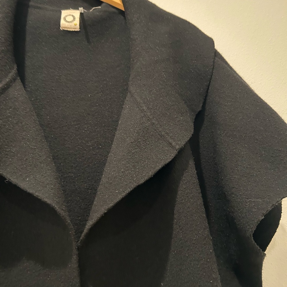 Anthropologie Black Poncho Sweater